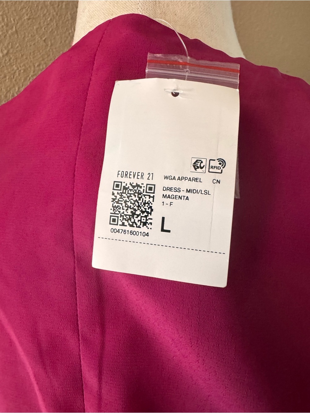 Forever 21 Magenta Wrap Midi Dress - Picture 6 of 11